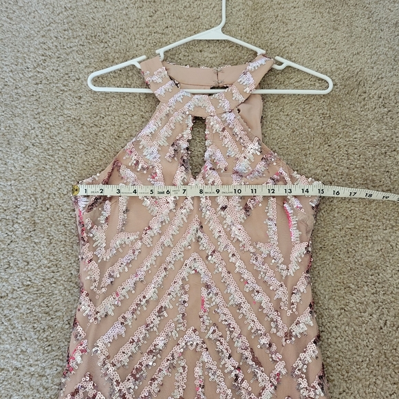 Windsor pink sequence dress - Picture 13 of 15